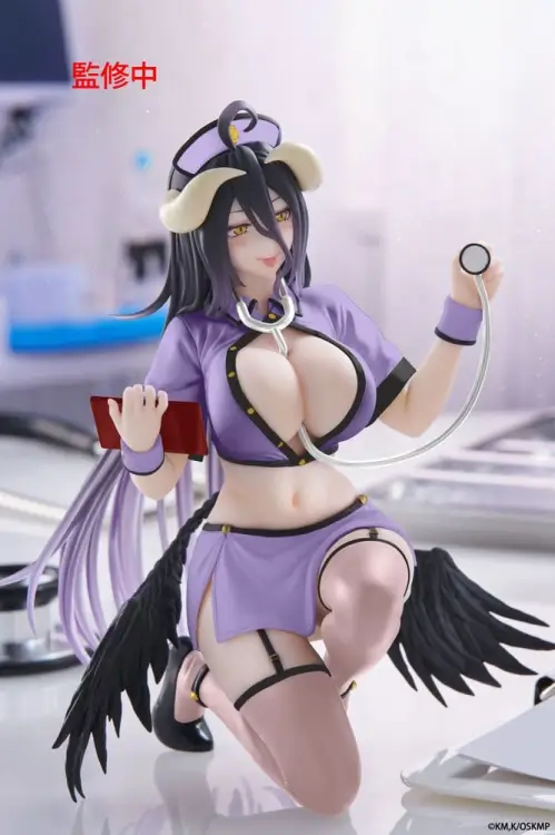 Taito Prize - Overlord PVC Figure Desktop Cute Albedo Nurse Ver. Renewal 13 cm