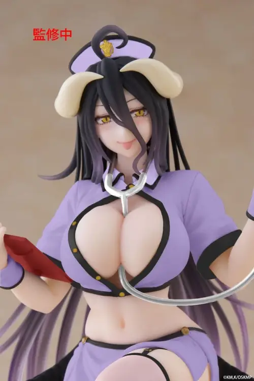 Taito Prize - Overlord PVC Figure Desktop Cute Albedo Nurse Ver. Renewal 13 cm