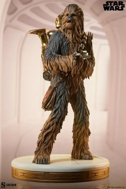 Sideshow Collectibles - Star Wars Premium Format Statue Chewbacca and C-3PO 63 cm
