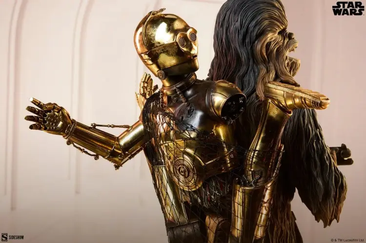 Sideshow Collectibles - Star Wars Premium Format Statue Chewbacca and C-3PO 63 cm