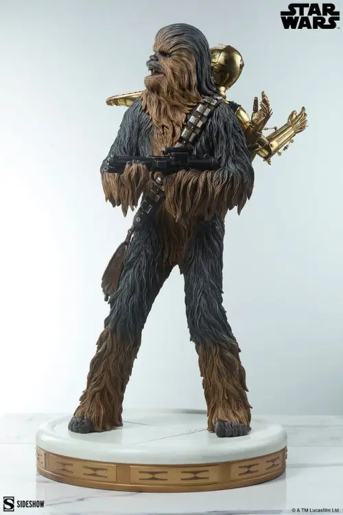 Sideshow Collectibles - Star Wars Premium Format Statue Chewbacca and C-3PO 63 cm