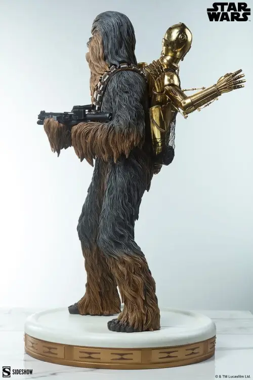 Sideshow Collectibles - Star Wars Premium Format Statue Chewbacca and C-3PO 63 cm