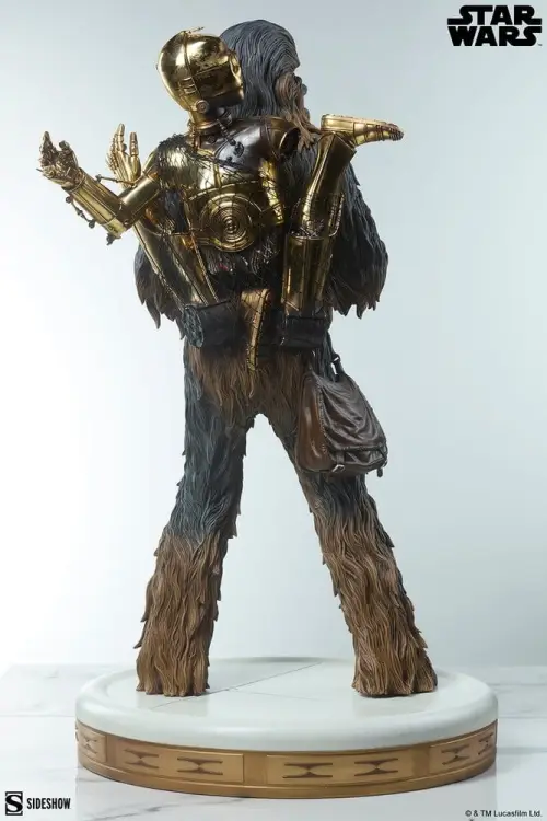 Sideshow Collectibles - Star Wars Premium Format Statue Chewbacca and C-3PO 63 cm