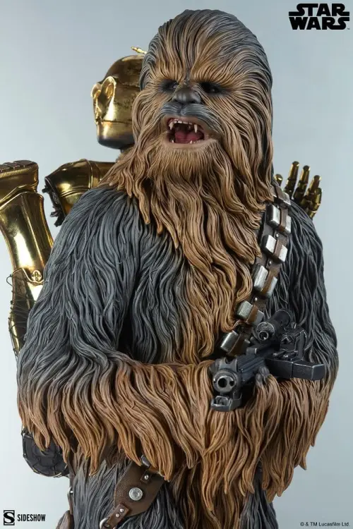 Sideshow Collectibles - Star Wars Premium Format Statue Chewbacca and C-3PO 63 cm