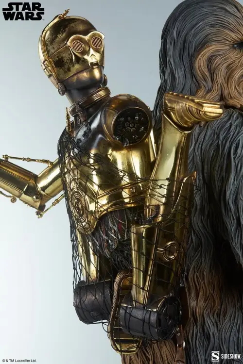Sideshow Collectibles - Star Wars Premium Format Statue Chewbacca and C-3PO 63 cm