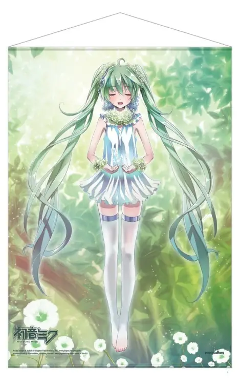 POPbuddies - Hatsune Miku Natures Song Wall Scroll 50 x 70 cm