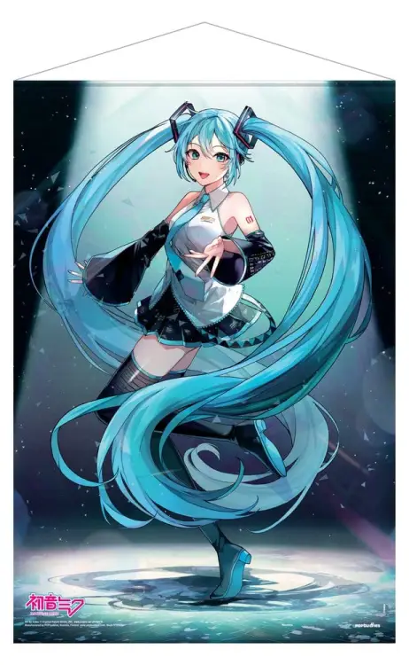 POPbuddies - Hatsune Miku Wandrolle On Top of the World (Maxi Size) 61 x 91 cm