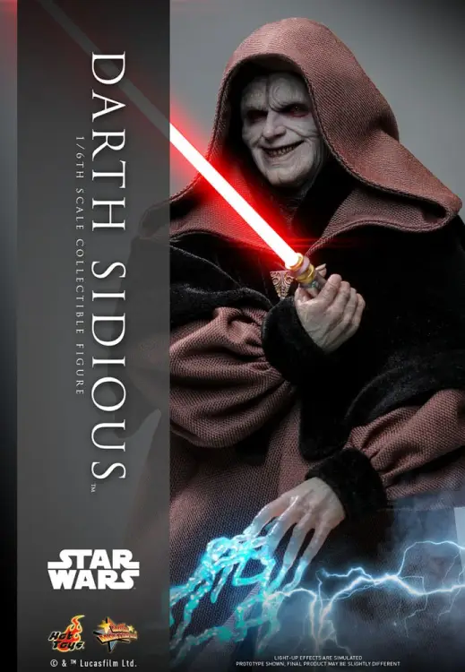 Hot Toys Star Wars - Darth Sidious - Movie Masterpiece 1/6 Action Figure