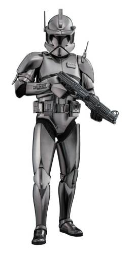 Hot Toys Star Wars Movie Masterpiece 1/6 - Commander Cody (Chrome Version) Hot Toys Exclusive