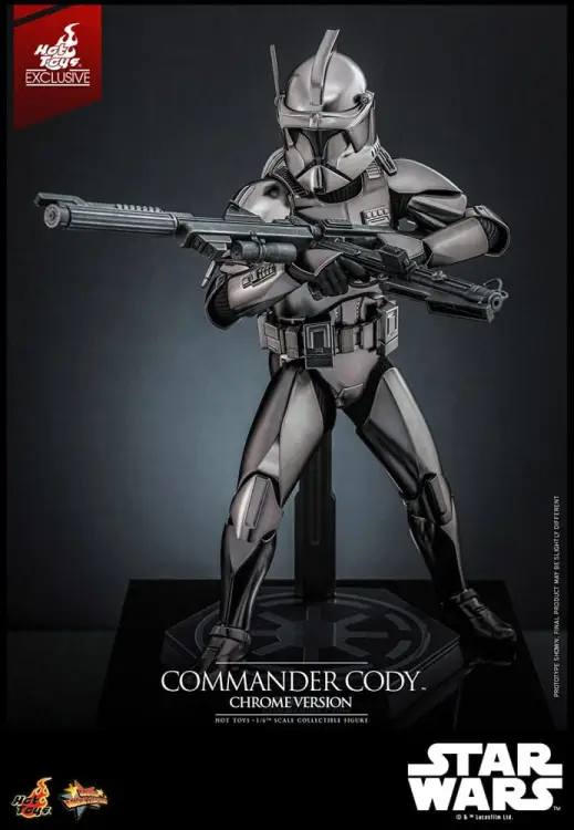 Hot Toys Star Wars Movie Masterpiece 1/6 - Commander Cody (Chrome Version) Hot Toys Exclusive
