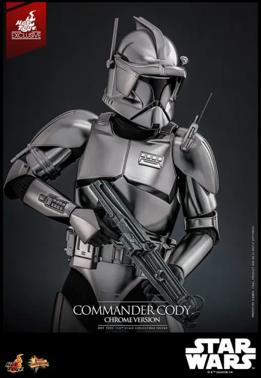 Hot Toys Star Wars Movie Masterpiece 1/6 - Commander Cody (Chrome Version) Hot Toys Exclusive