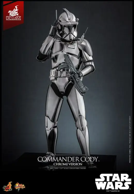 Hot Toys Star Wars Movie Masterpiece 1/6 - Commander Cody (Chrome Version) Hot Toys Exclusive