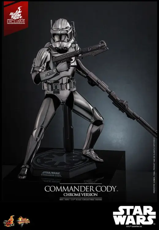 Hot Toys Star Wars Movie Masterpiece 1/6 - Commander Cody (Chrome Version) Hot Toys Exclusive