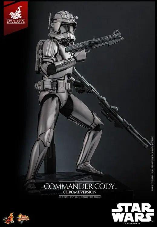 Hot Toys Star Wars Movie Masterpiece 1/6 - Commander Cody (Chrome Version) Hot Toys Exclusive