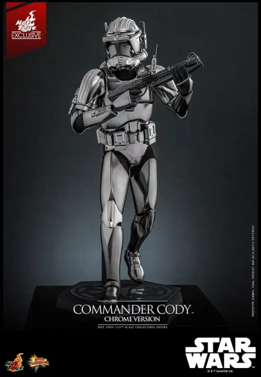 Hot Toys Star Wars Movie Masterpiece 1/6 - Commander Cody (Chrome Version) Hot Toys Exclusive