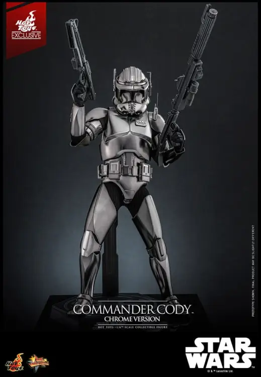 Hot Toys Star Wars Movie Masterpiece 1/6 - Commander Cody (Chrome Version) Hot Toys Exclusive
