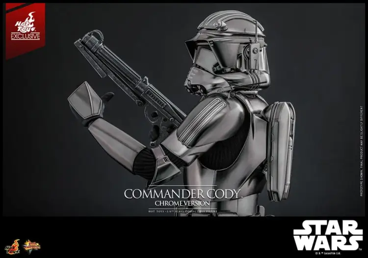 Hot Toys Star Wars Movie Masterpiece 1/6 - Commander Cody (Chrome Version) Hot Toys Exclusive