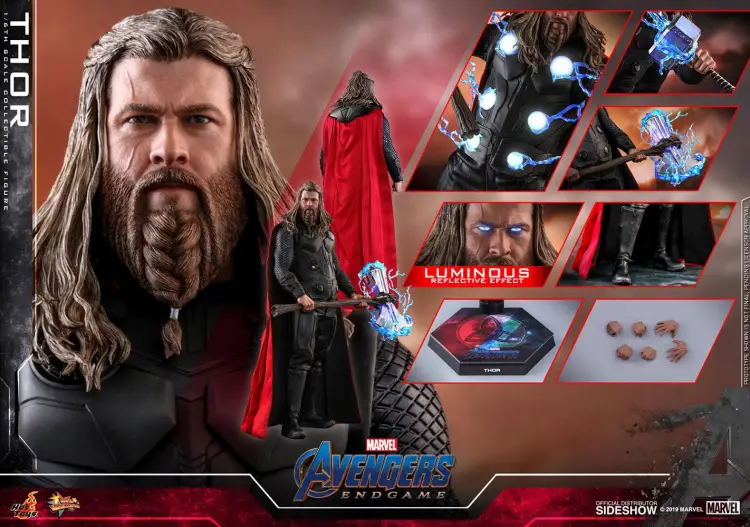 Hot Toys Avengers: Endgame - Thor - Movie Masterpiece 1/6 Scale Action Figure