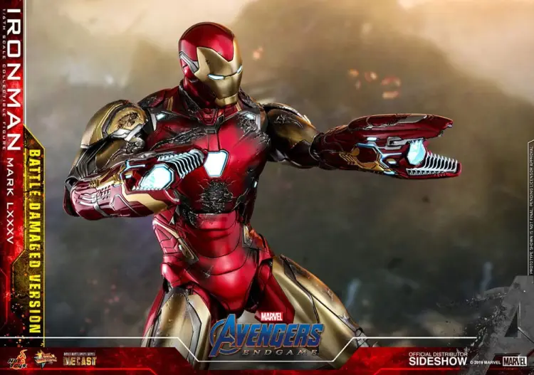 Hot Toys Marvel Avengers: Endgame - Iron Man - Movie Masterpiece Diecast 1/6 Iron Man Mark LXXXV (Battle Damaged Version) Special Edition Figurka