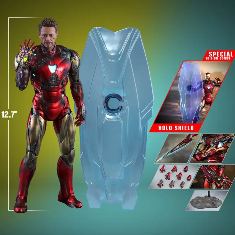 Hot Toys Marvel Avengers: Endgame - Iron Man - Movie Masterpiece Diecast 1/6 Iron Man Mark LXXXV (Battle Damaged Version) Special Edition Figurka