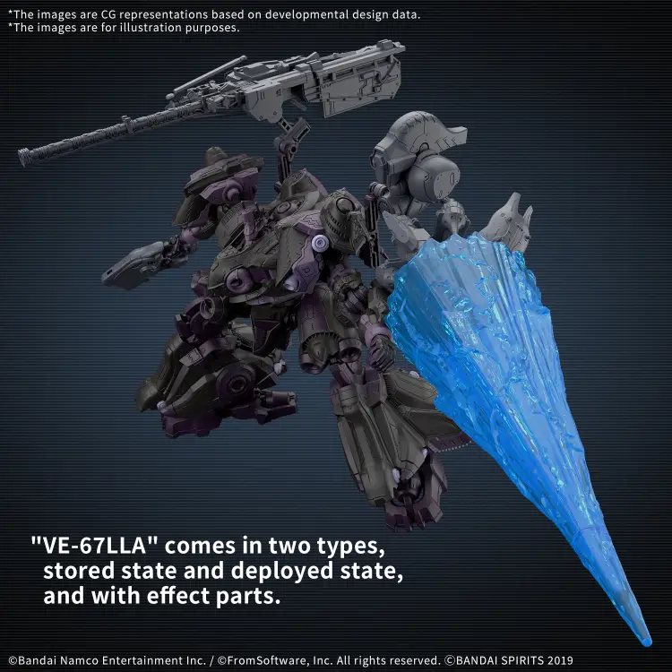 Bandai 30MM ARMORED CORE VI - Arquebus ADD VE-404 Open Faith - model do składania