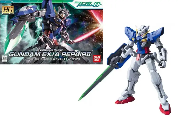 Bandai HG 1/144 00 GN-001RE II Gundam Exia Repair II - model do składania