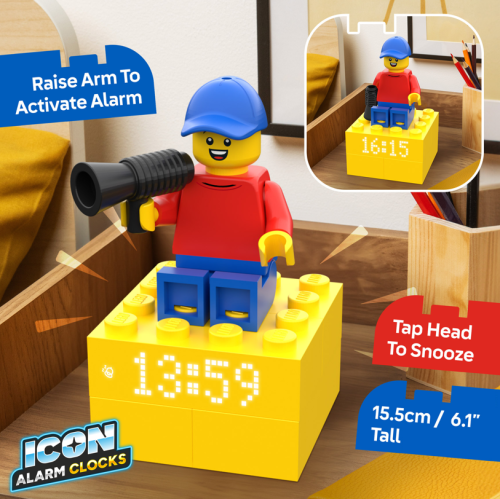 Paladone - LEGO - Alarm Clock 15.5cm