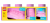 Paladone - LEGO - Pink brick 4x2 - brick Light 31x15cm