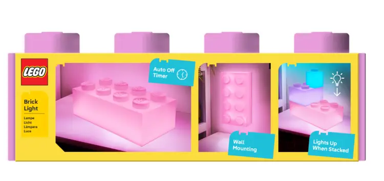 Paladone - LEGO - Pink brick 4x2 - brick Light 31x15cm
