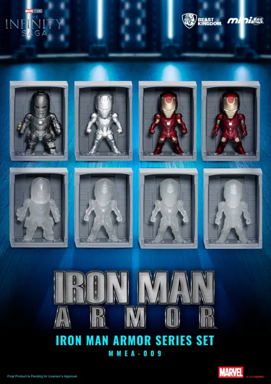 Beast Kingdom - IRON MAN - Armor Series - Blind Box Set 12 Figure 5.1cm
