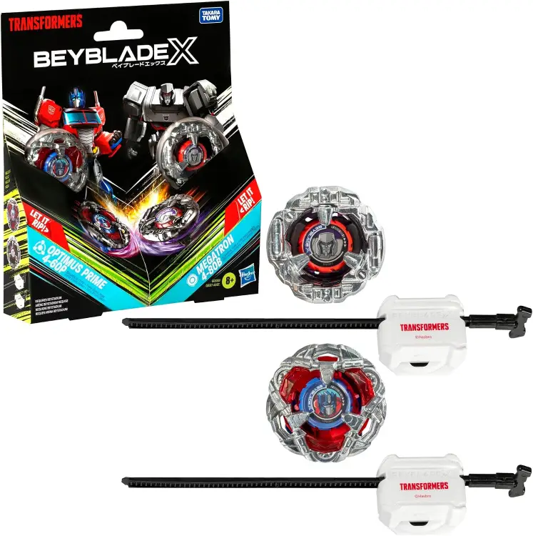 Hasbro - BEYBLADE X - Optimus Prime 4-60P & Megatron 4-80B