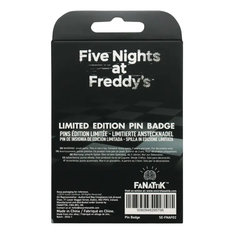 Fanattik - FIVE NIGHTS AT FREDDY'S - Fazbear - Limited Edition Pin's