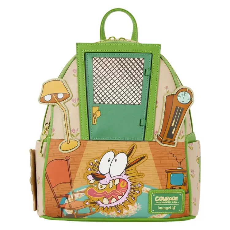 Loungefly - COURAGE THE COWARDLY DOG - Mini Backpack Loungefly