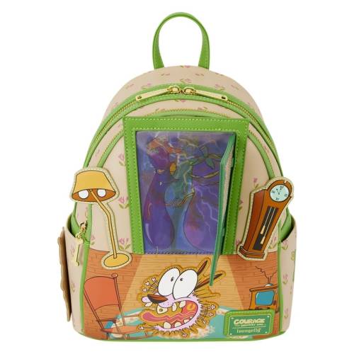 Loungefly - COURAGE THE COWARDLY DOG - Mini Backpack Loungefly