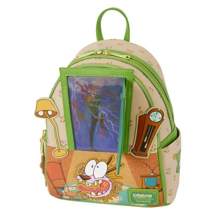 Loungefly - COURAGE THE COWARDLY DOG - Mini Backpack Loungefly