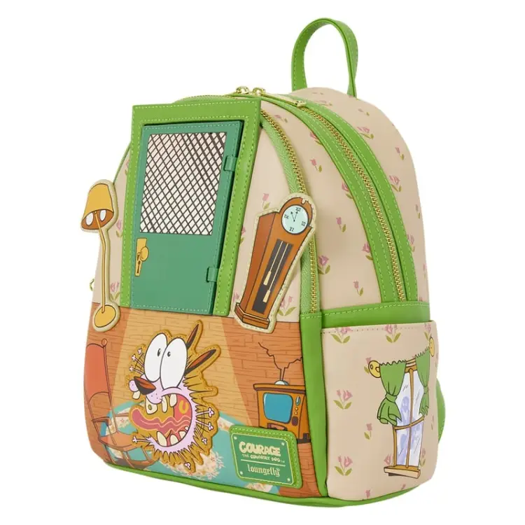 Loungefly - COURAGE THE COWARDLY DOG - Mini Backpack Loungefly