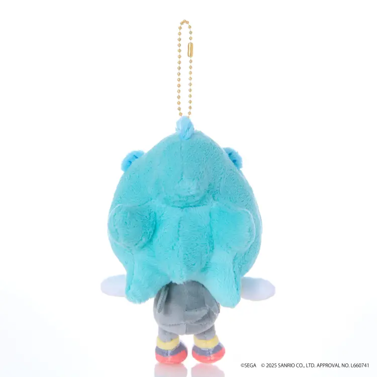 SONIC & FRIENDS X SANRIO - Shadow x Hangyodon - Mascot Plush 8cm