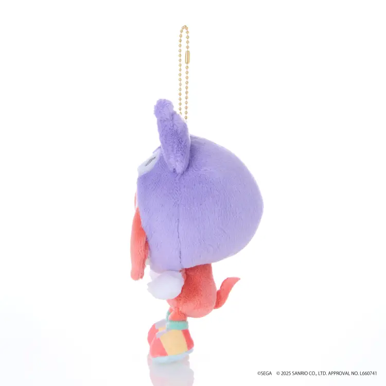 SONIC & FRIENDS X SANRIO - Knuckles x Kuromi - Mascot Plush 8cm