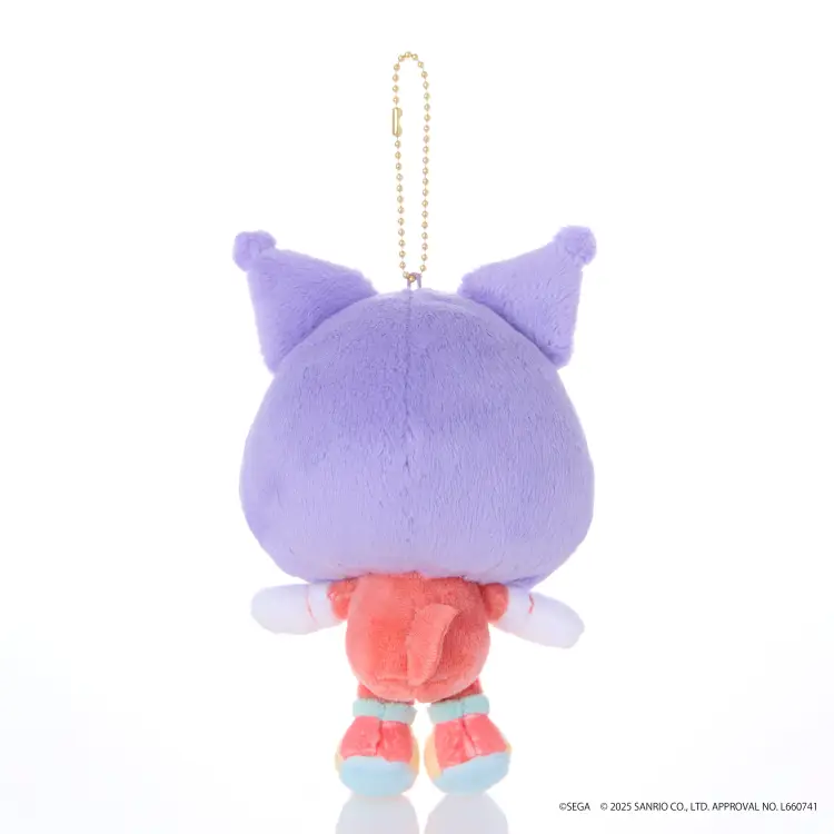 SONIC & FRIENDS X SANRIO - Knuckles x Kuromi - Mascot Plush 8cm