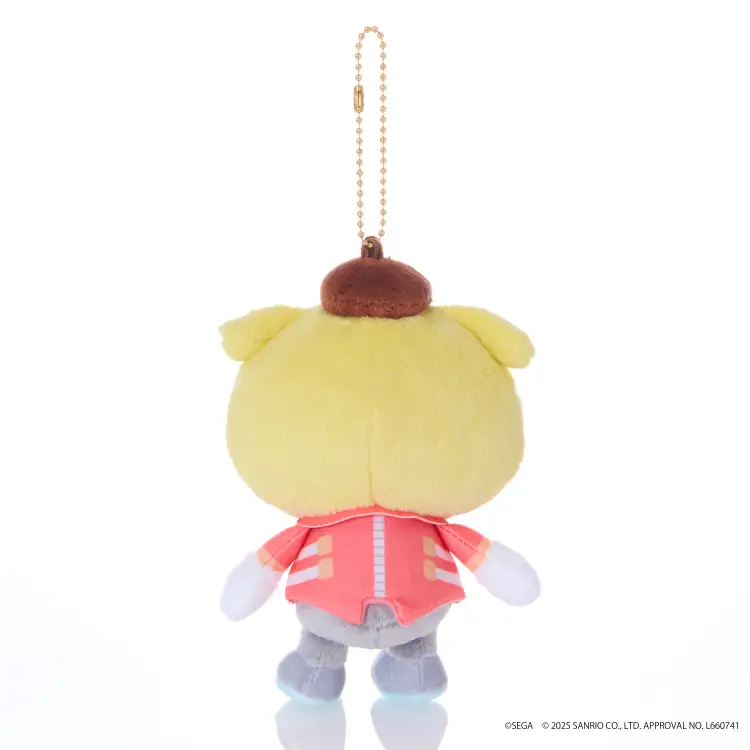 SONIC & FRIENDS X SANRIO - Dr. Eggman x Pompompurin - Mascot Plush 8cm