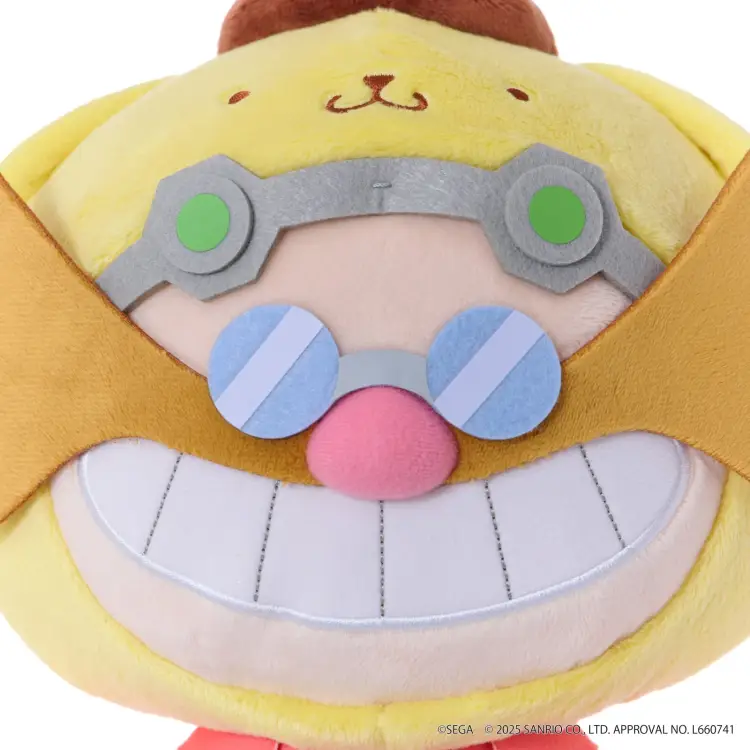 SONIC & FRIENDSX SANRIO - Dr. Eggman X Pompompurin - PlushToy (M) 24cm