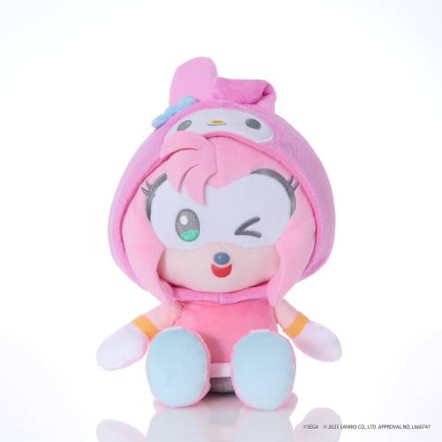 SONIC & FRIENDSX SANRIO - Amy X My Melody - PlushToy (M) 24cm
