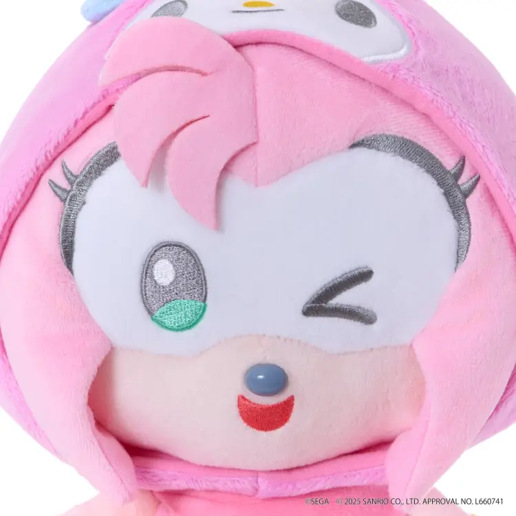 SONIC & FRIENDSX SANRIO - Amy X My Melody - PlushToy (M) 24cm