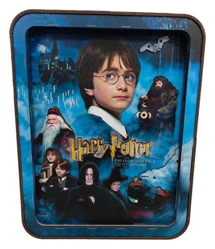 Revell - HARRY POTTER - Wall Frame - The Philosopher Stone - xxpc + LED Light
