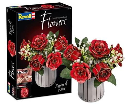 Revell - WOODEN FLOWER - Dream of Roses - 326pc