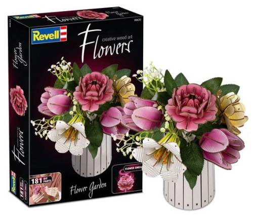 WOODEN FLOWER - Flower Garden - 181pc