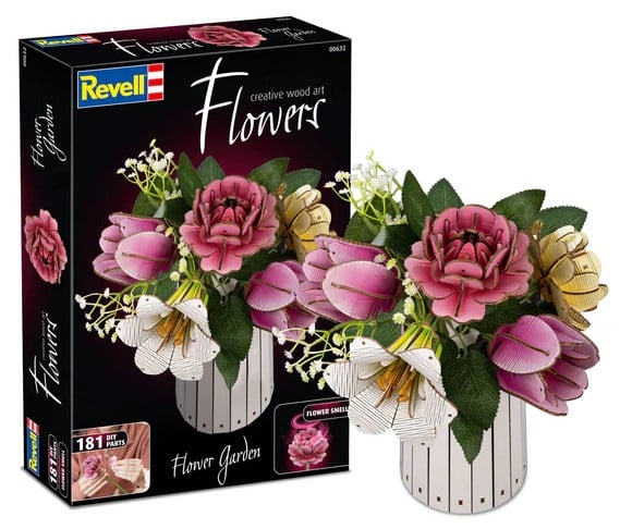 WOODEN FLOWER - Flower Garden - 181pc