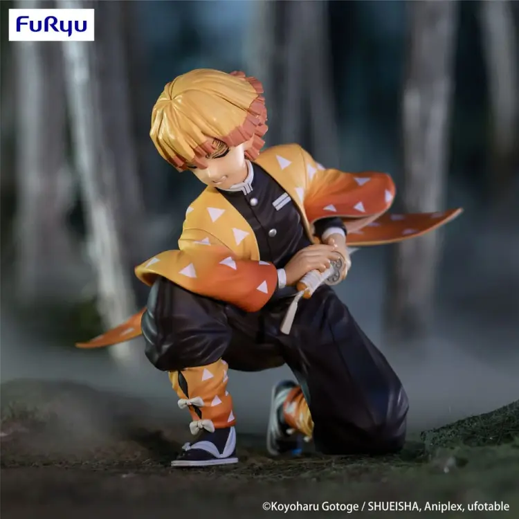 Furyu - DEMON SLAYER - Zenitsu Agatsuma - Statue Noodle Stopper 10cm