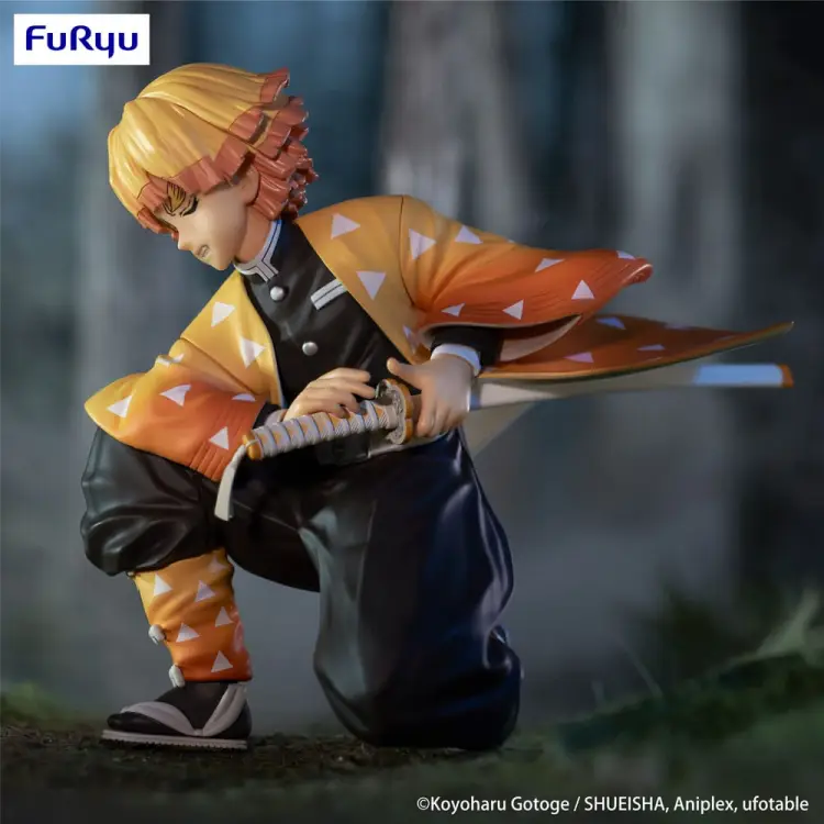 Furyu - DEMON SLAYER - Zenitsu Agatsuma - Statue Noodle Stopper 10cm