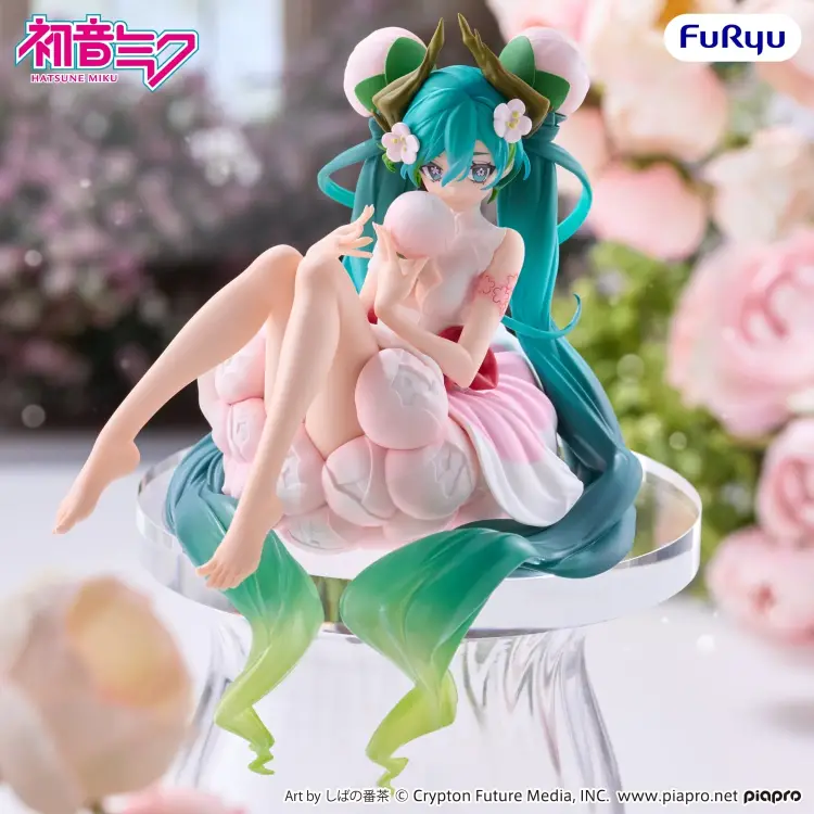 Furyu - HATSUNE MIKU - Flower Fairy White Plum - Statue Noodle Stopper 12.5cm